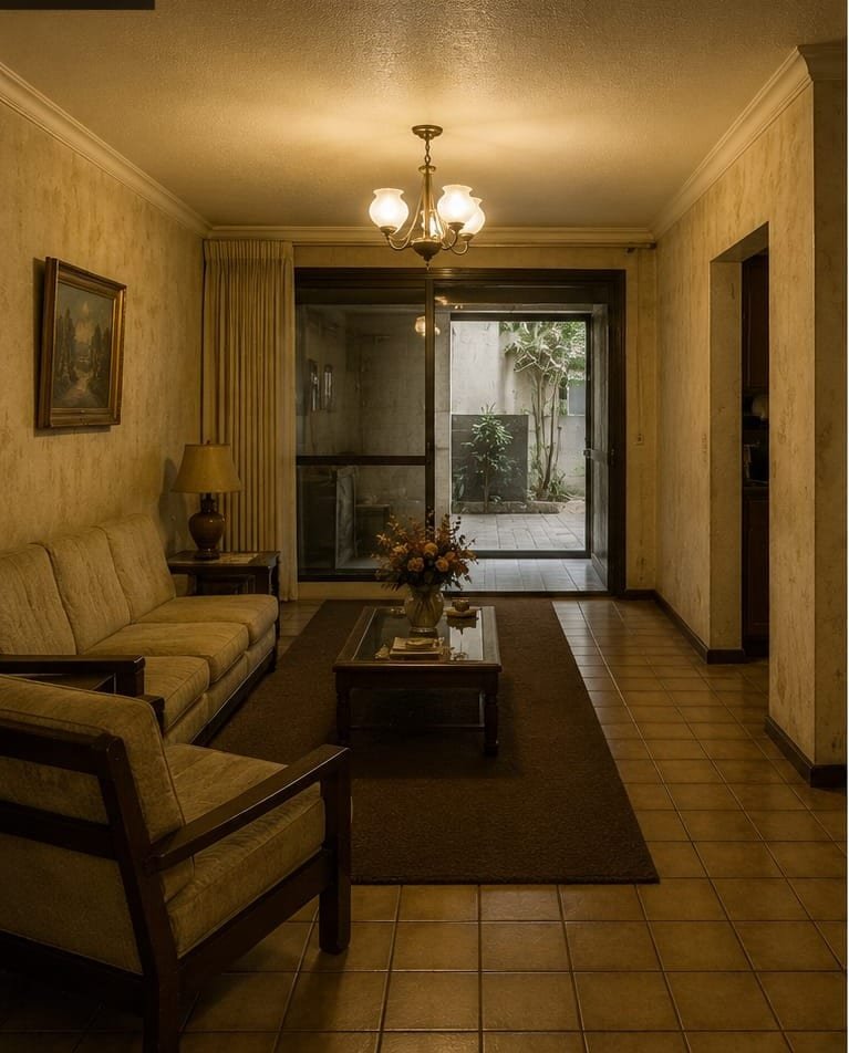 Espacio antes de la remodelación