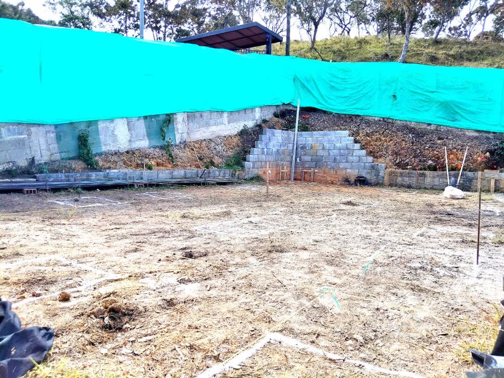 Lote despejado antes del inicio de la obra